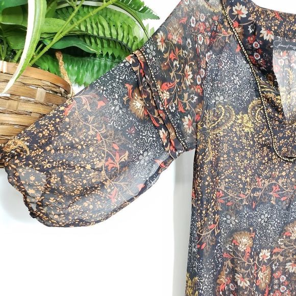 Patterson J. Kincaid Sheer Dress Size S - Picture 4 of 11